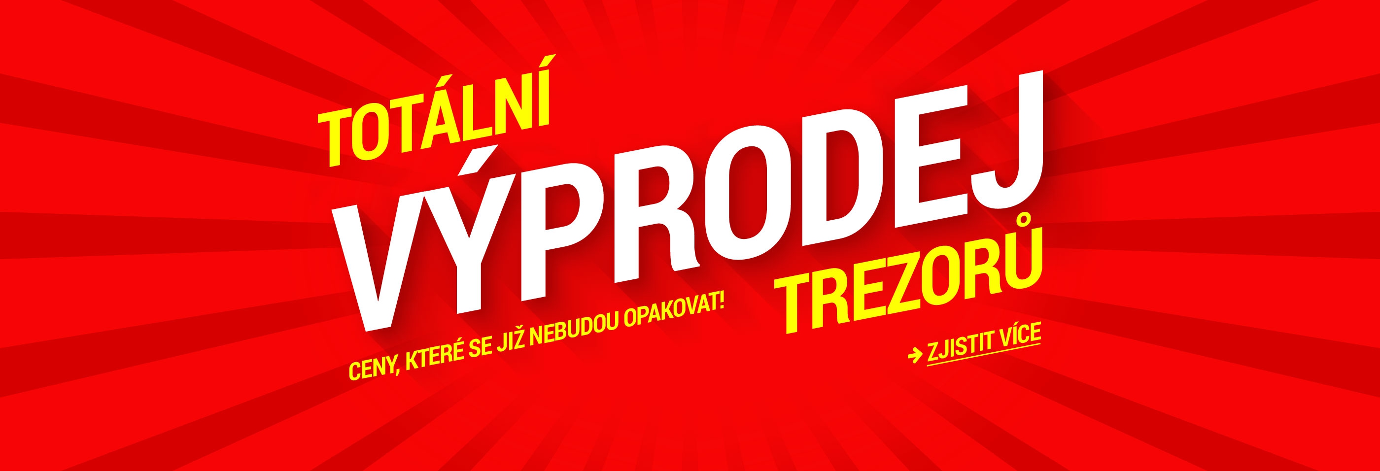 Totální výprodej skladových zásob