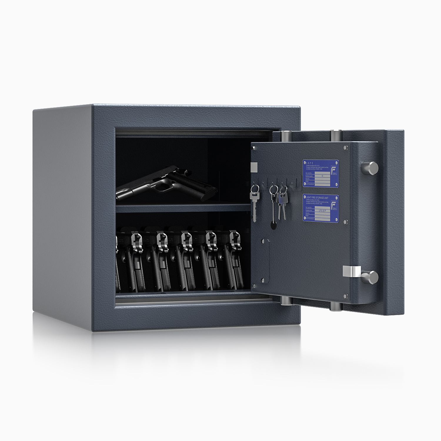 Trezor Safe4Gun 593300.12 EL, třída III, grafitově šedý