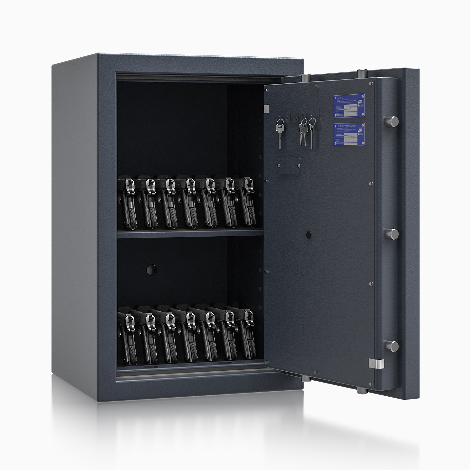 Trezor Safe4Gun 593303.12 EL, třída III, grafitově šedý