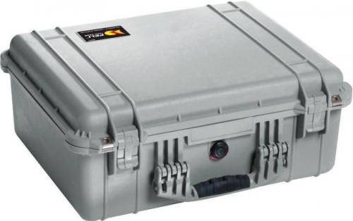 Peli Protector Case 1550EU stříbrný prázdný - Peli Protector Case 1550EU stříbrný prázdný