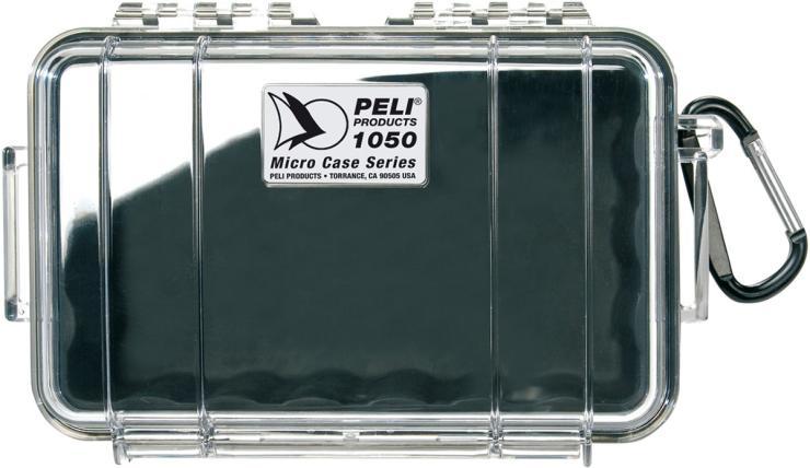 Micro case 1050 černý s průhledným víkem prázdný