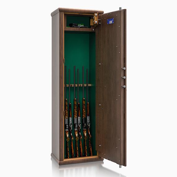 Luxusní skříň na sedm zbraní Araldo, wood line