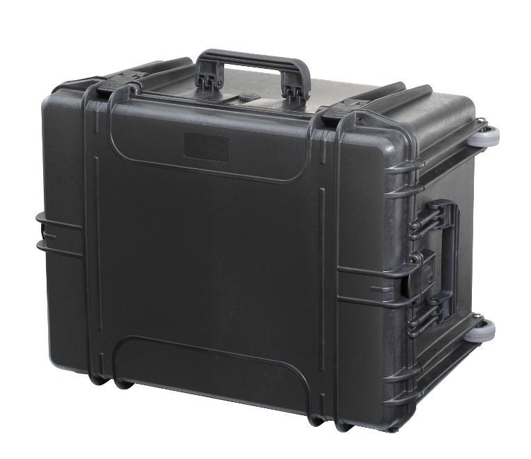 Megaline Odolný vodotěsný kufr TS 620/25 RS, s pěnou, černý